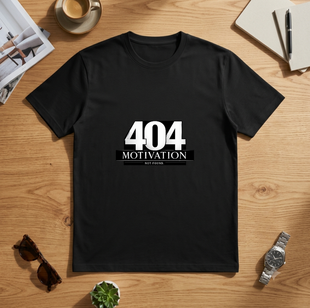 Error 404: Motivation Not Found | Unisex Premium Supima Cotton T-Shirt ⭐